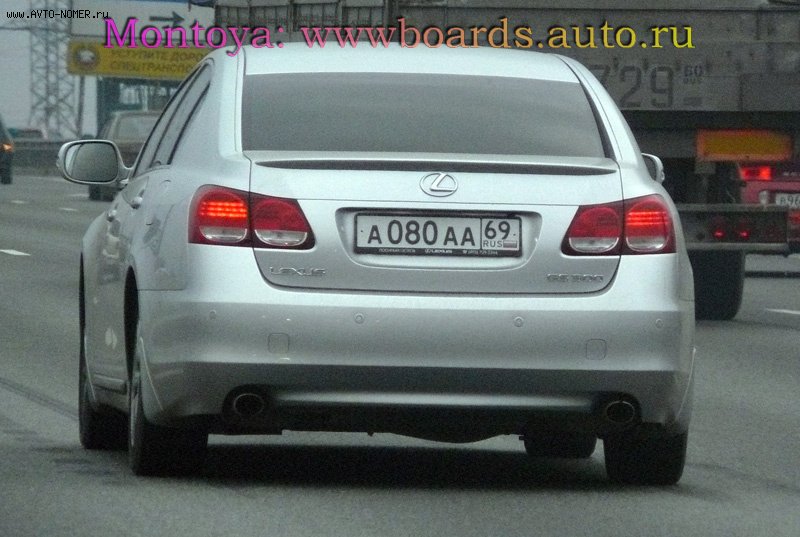 а 080 аа 69, Lexus GS 3rd gen (S190), 2005–2011