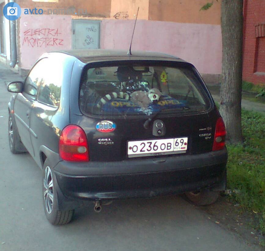 о 236 ов 69, Opel Corsa 2nd gen (Lite/Sail) 5-door Hatch (B; S93), 1993–2000 (–2004 for IN- and –2007 for ZA-market)