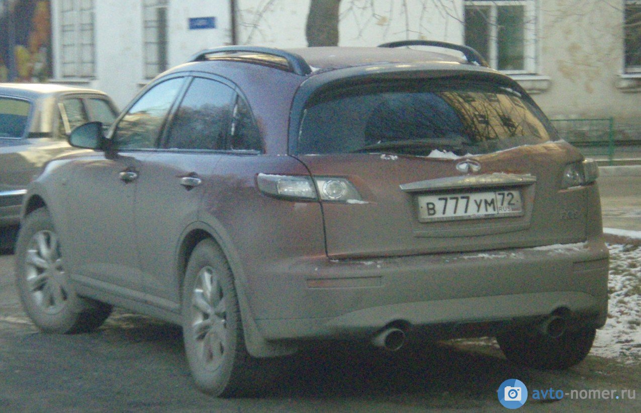в 777 ум 72, Infiniti QX70/FX-Series 1st gen FX (S50), 2003–2008
