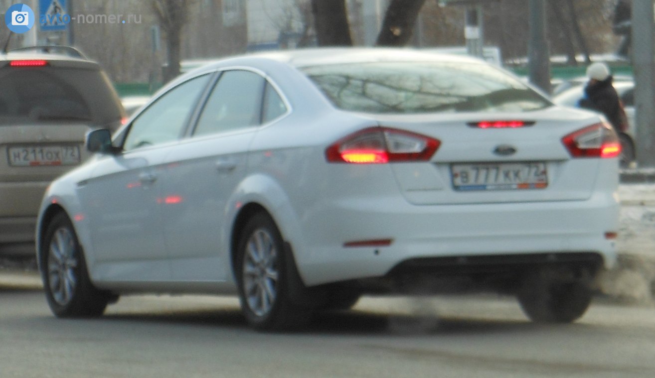 в 777 кк 72, Ford Mondeo 3rd gen Sedan/Liftback (Mk4; CD345), facelift, 2010–2014
