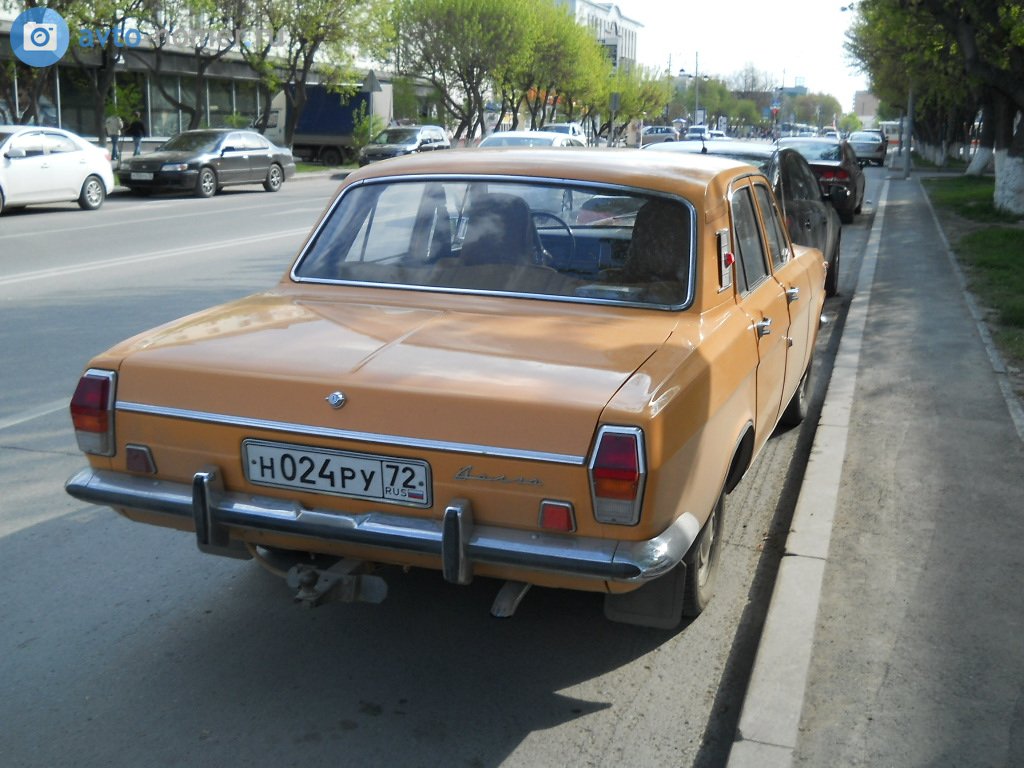 н 024 ру 72, GAZ 24 Волга 24(-01/07) Sedan, 1969–1985