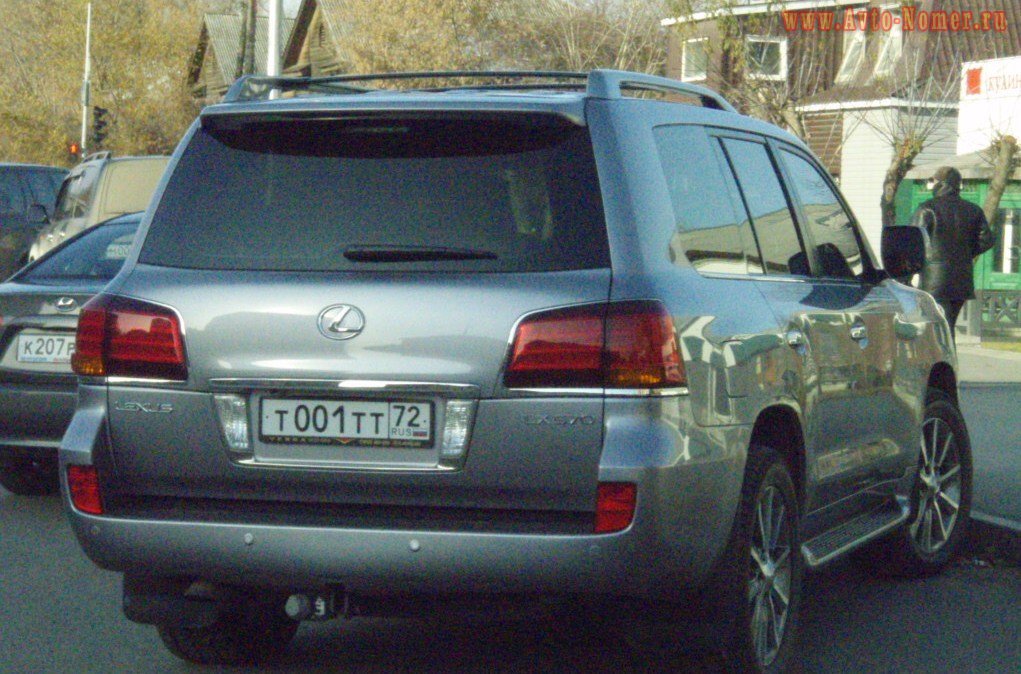 т 001 тт 72, Lexus LX 