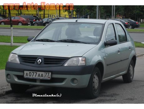а077аа77, Renault Logan