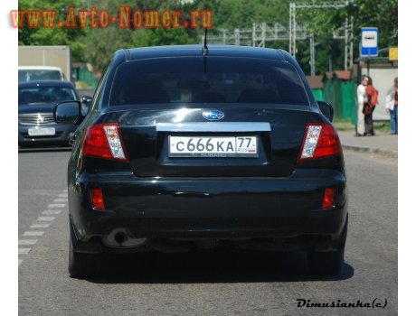 с666ка77, Subaru Impreza