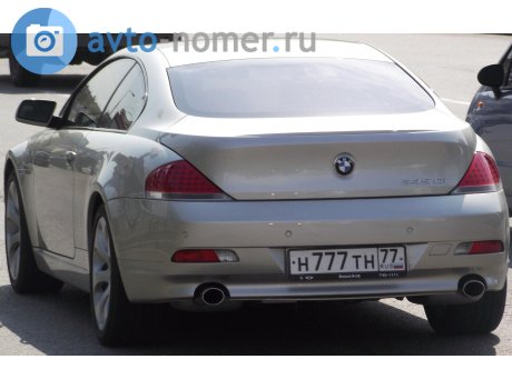 н777тн77, BMW 6 Series