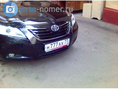 н777ах77, Toyota Camry