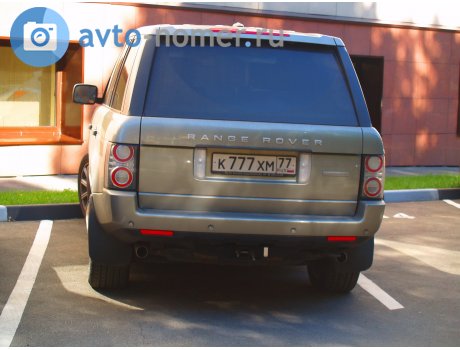 к777хм77, Land Rover Range Rover