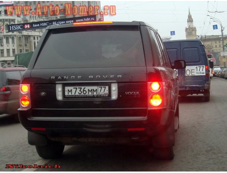 м736мм77, Land Rover Range Rover