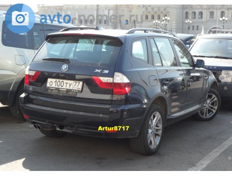 о100ту77, BMW X3
