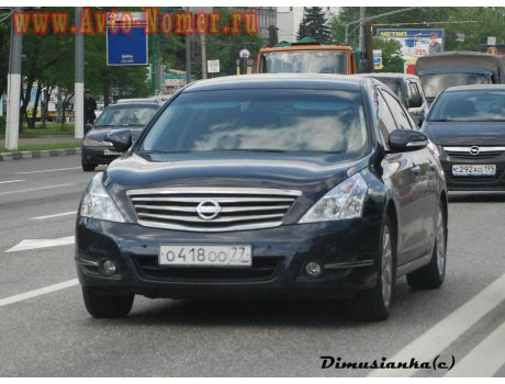 о418оо77, Nissan Teana