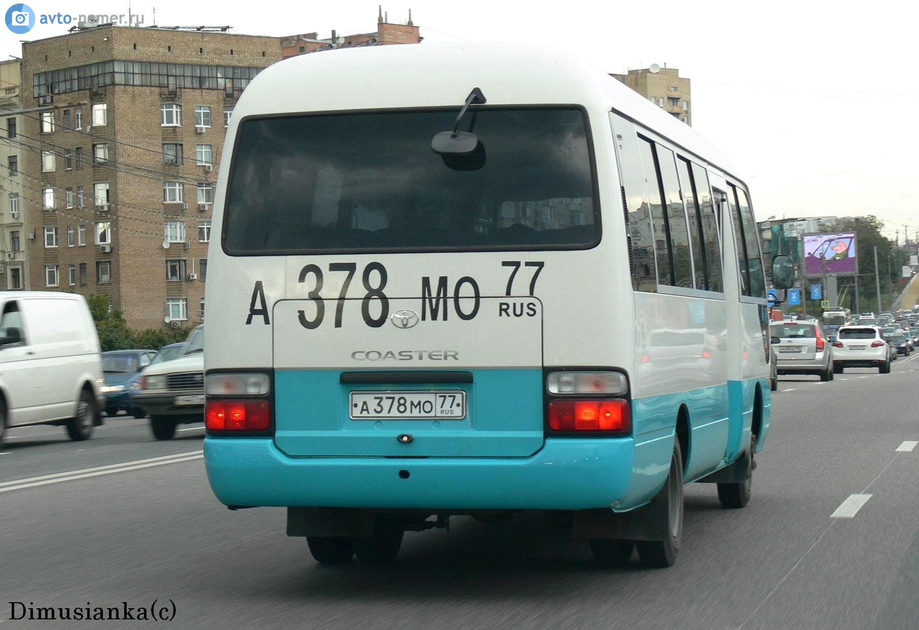 а 378 мо 77, Toyota Coaster 3rd gen (B40/B50), 1993–2016
