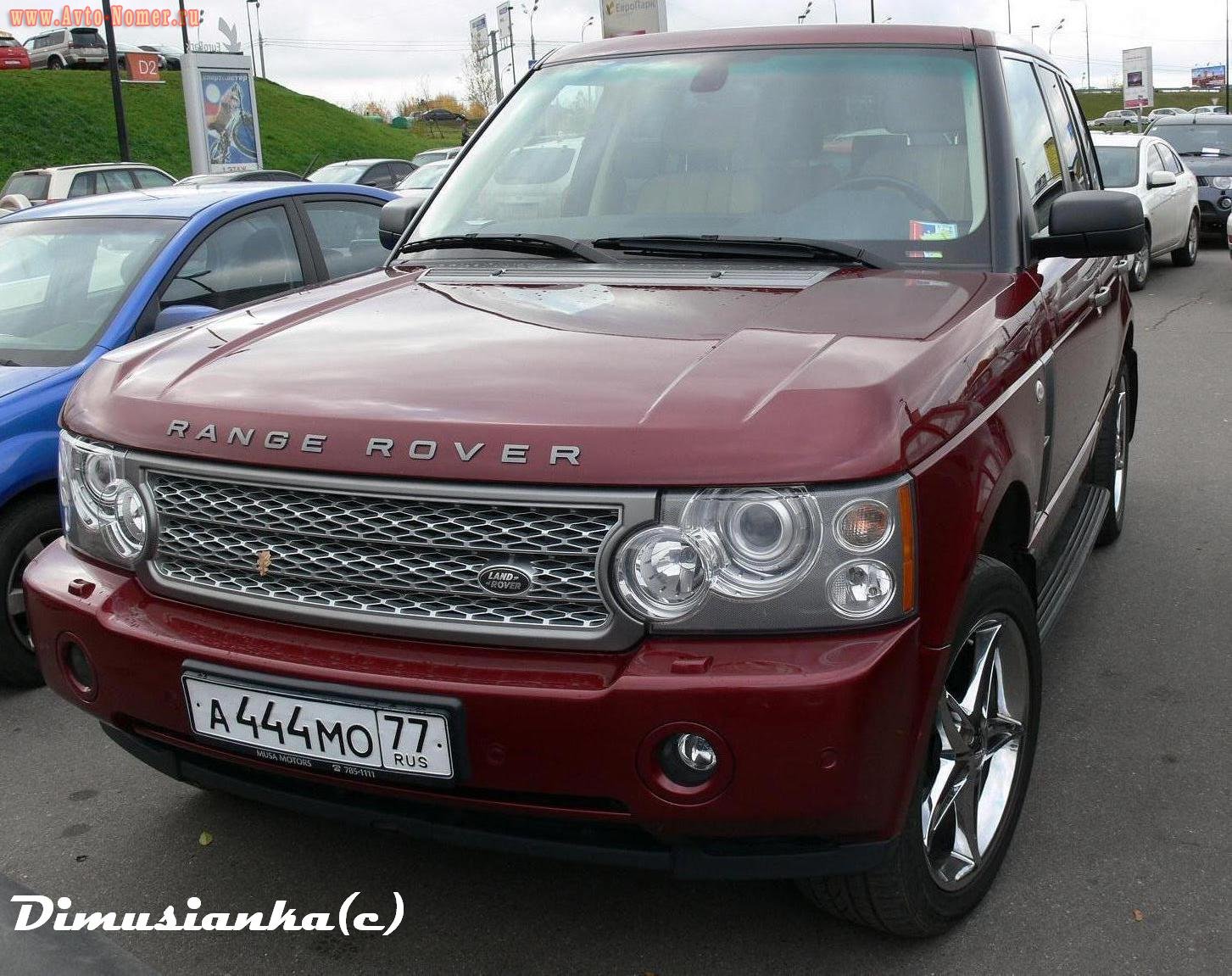 а 444 мо 77, Land Rover Range Rover 3rd gen (L322), 2002–2012