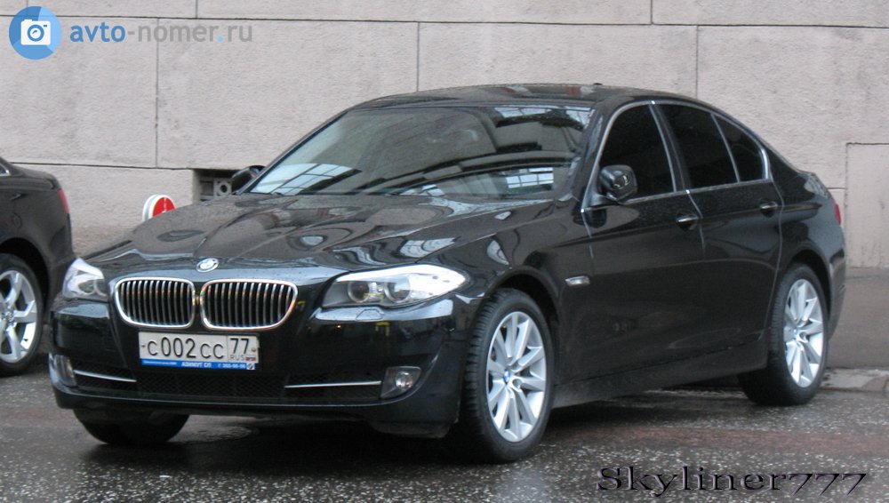с 002 сс 77, BMW 5 Series 6th gen Sedan (F10/F18), 2010–2017