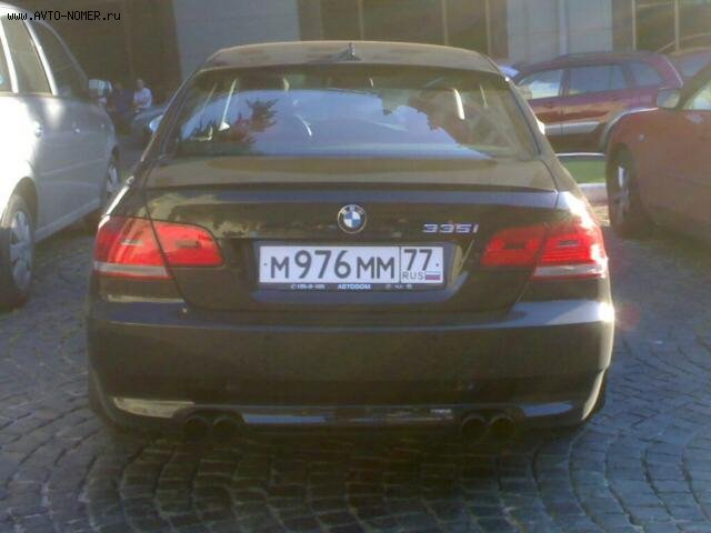 м 976 мм 77, BMW 3 Series 5th gen Coupé (E92), 2006–2013