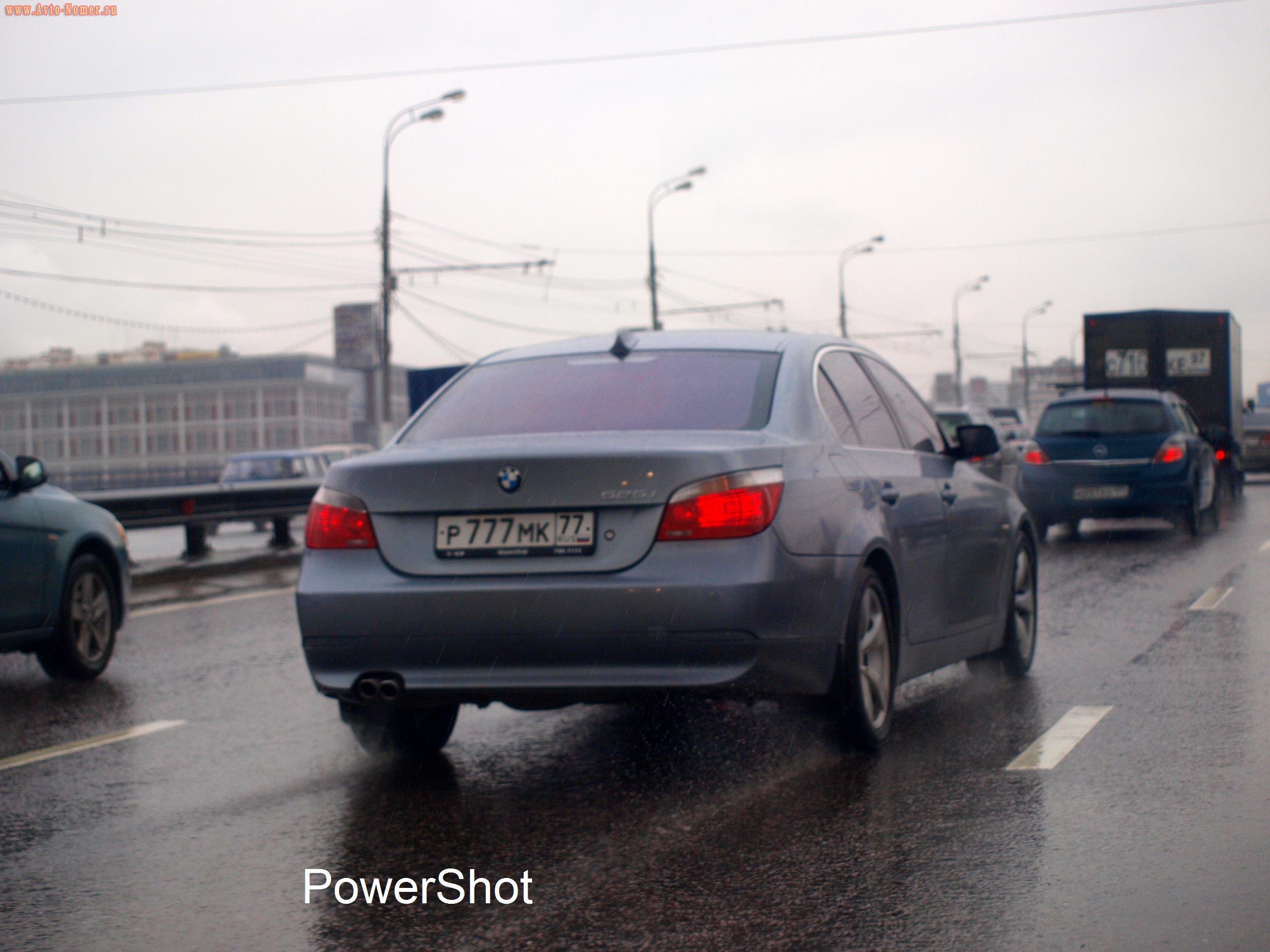 р 777 мк 77, BMW 5 Series 5th gen Sedan (E60), 2003–2010