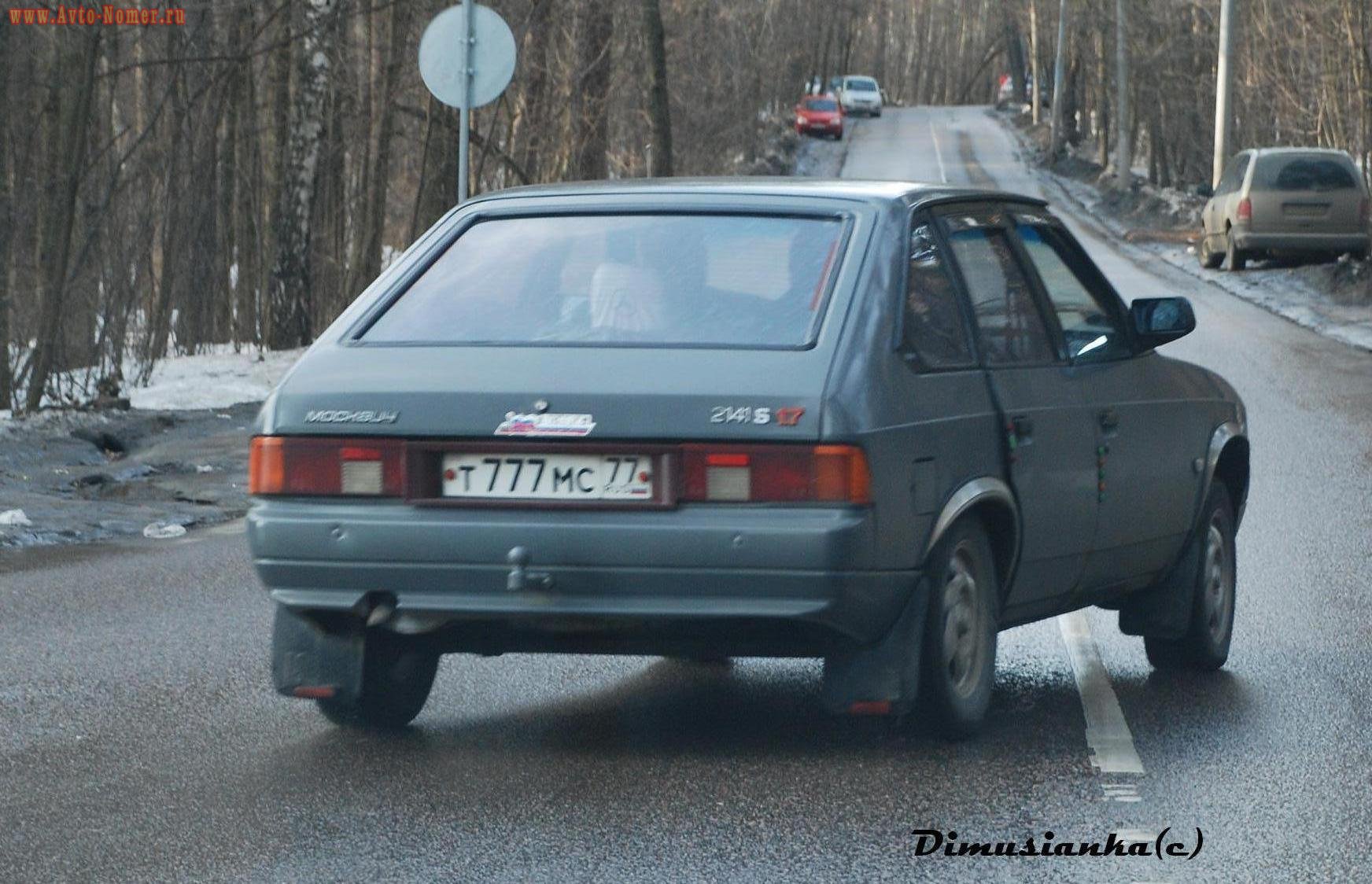 т 777 мс 77, Moskvich (AZLK) 2141 2141, 1986­–1998