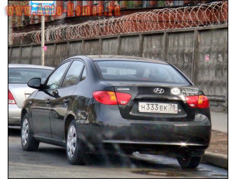 н333ек78, Hyundai Elantra