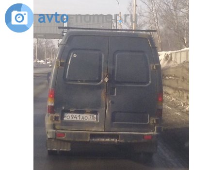 о941ао78, GAZ 2705 ГАЗель