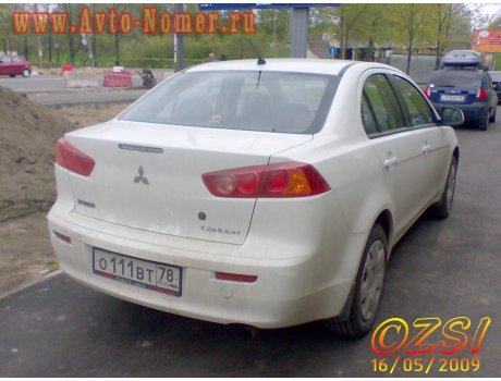 о111вт78, Mitsubishi Lancer