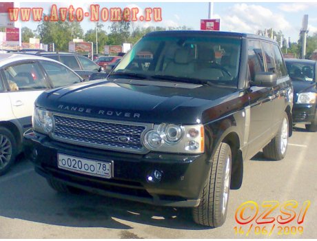о020оо78, Land Rover Range Rover