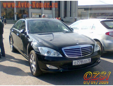 о778оо78, Mercedes-Benz S-Klasse