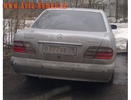 о777хе78, Mercedes-Benz E-Klasse