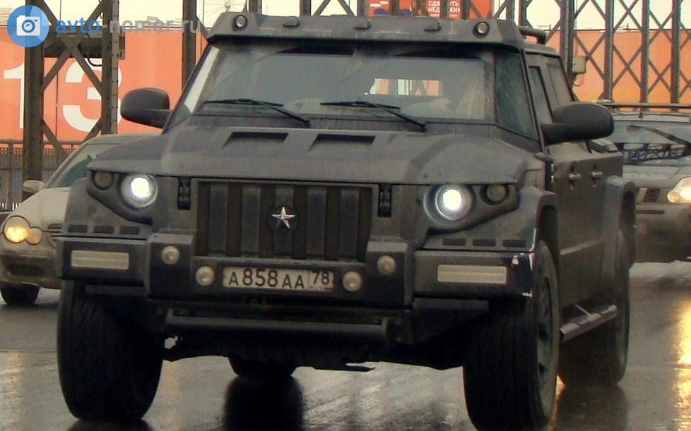 а 858 аа 78, Avtostil Т-98 Комбат 