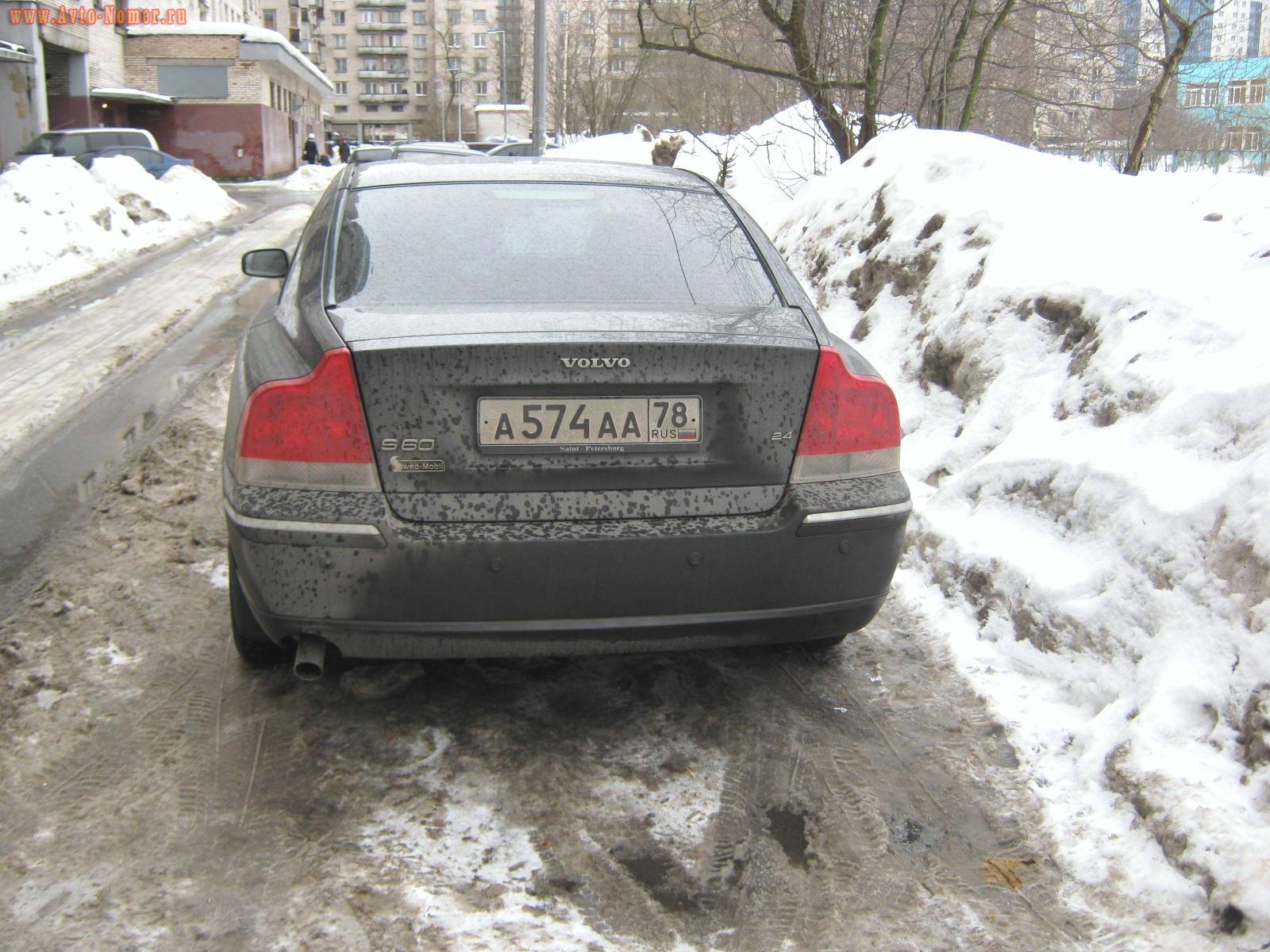 а 574 аа 78, Volvo S60 1st gen (384), 2001–2009