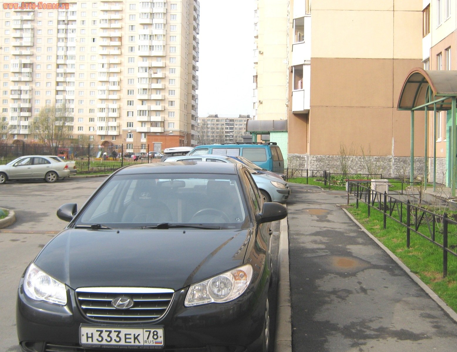 н 333 ек 78, Hyundai Elantra 4th gen Sedan (HD), 2006–2010