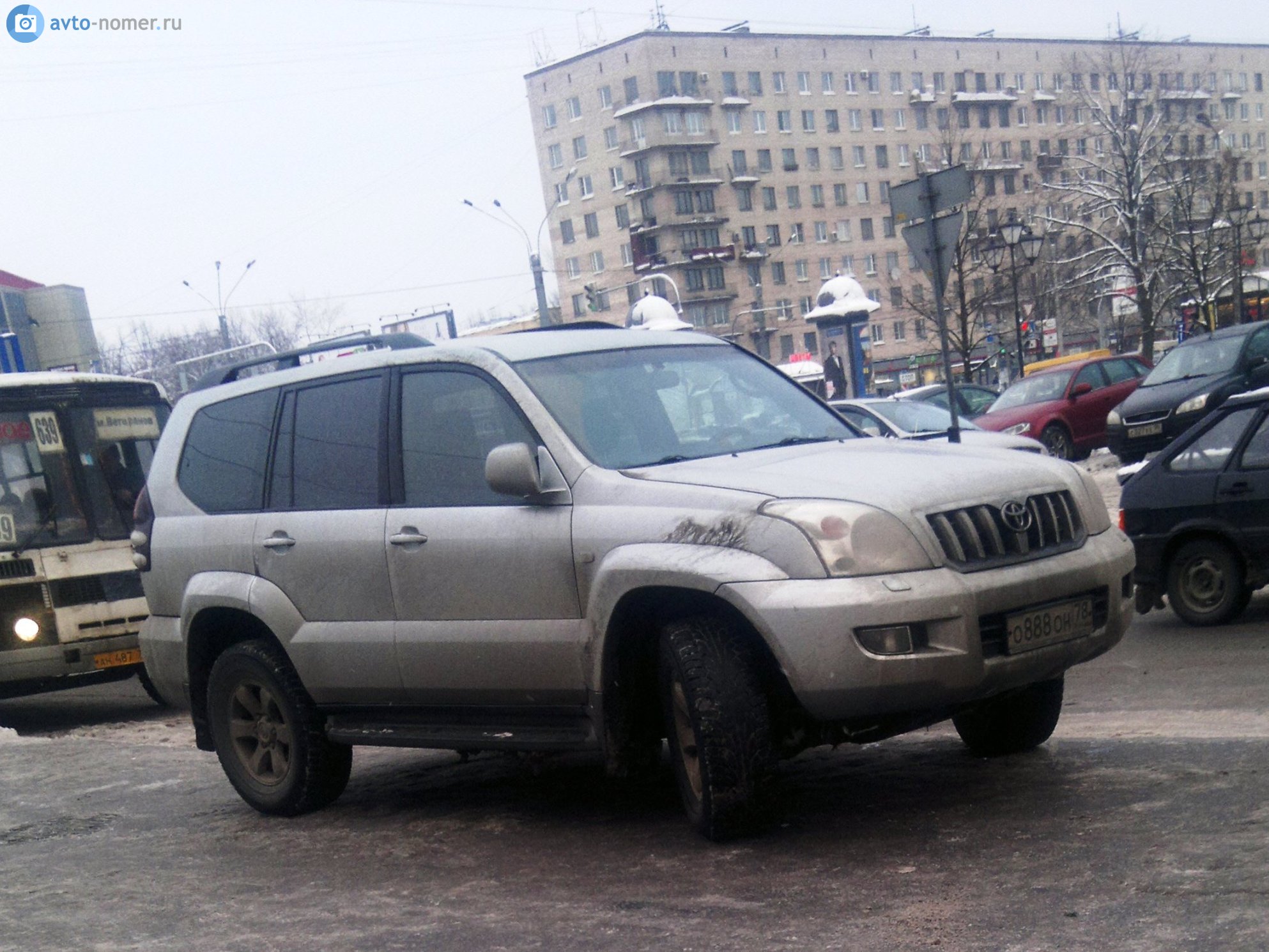 о 888 он 78, Toyota Land Cruiser Prado 3rd gen 5-door SUV (J120), 2002–2009