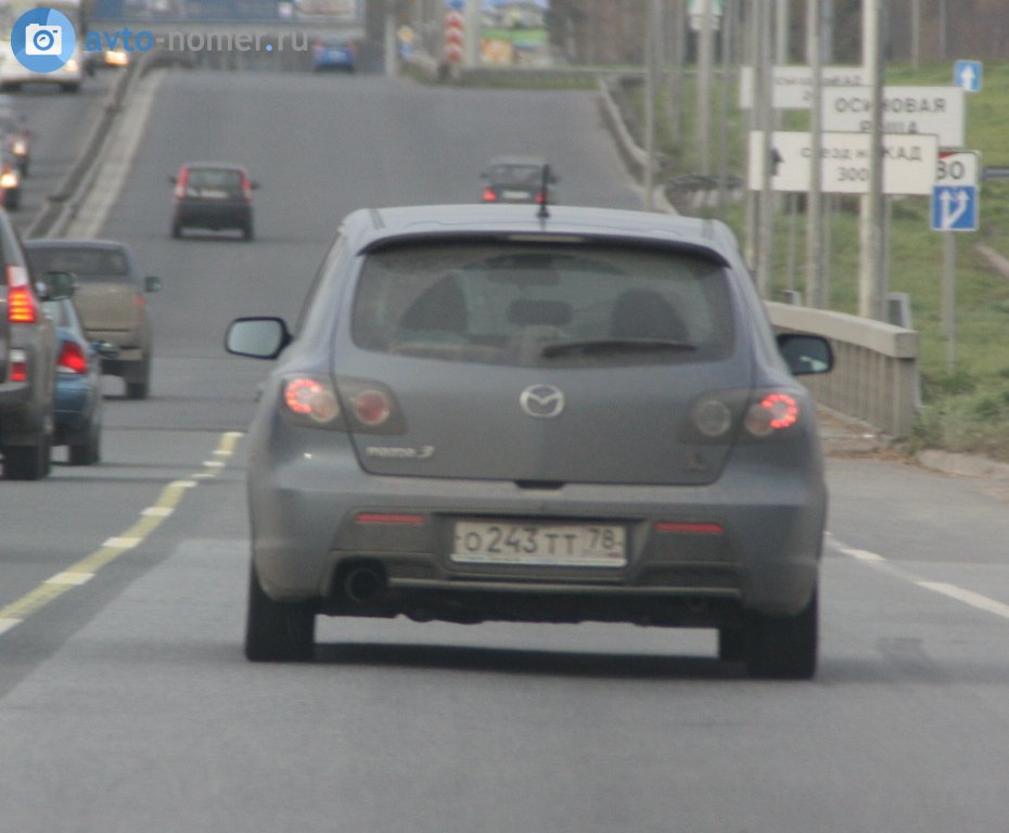 о 243 тт 78, Mazda 3 1st gen Hatch (BK), 2003–2009