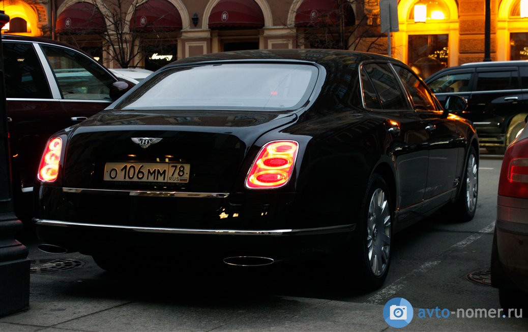 о 106 мм 78, Bentley Mulsanne 2nd gen (3Y), 2009–2016