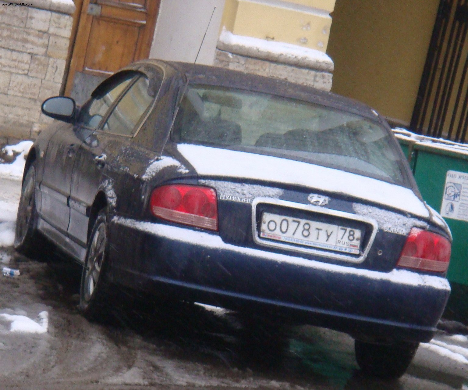 о 078 ту 78, Hyundai Sonata 