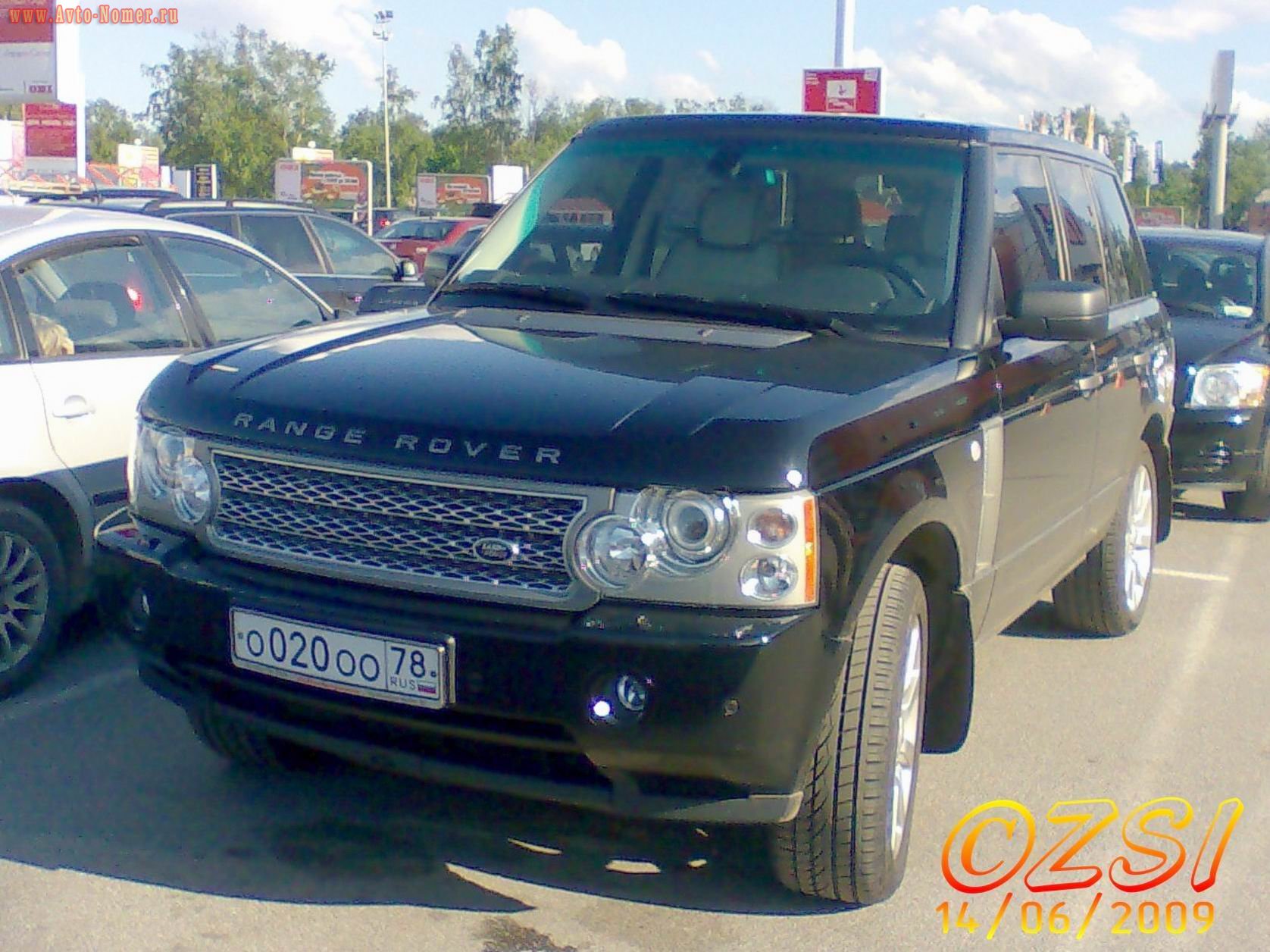 о 020 оо 78, Land Rover Range Rover 3rd gen (L322), 2002–2012