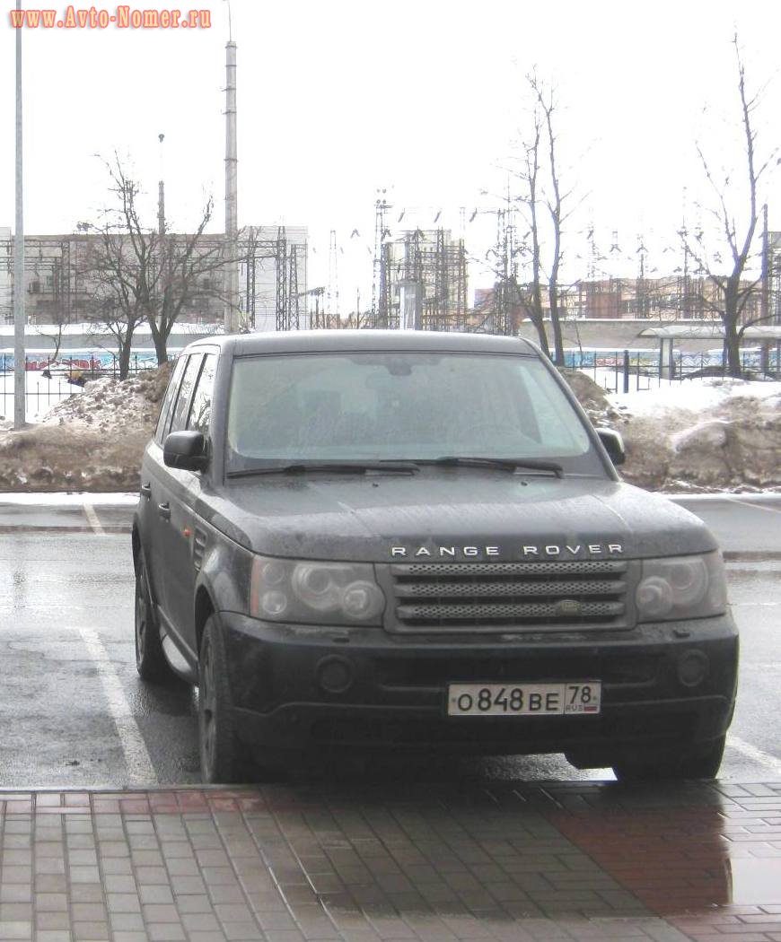 о 848 ве 78, Land Rover Range Rover Sport 1st gen (L320), 2005–2013