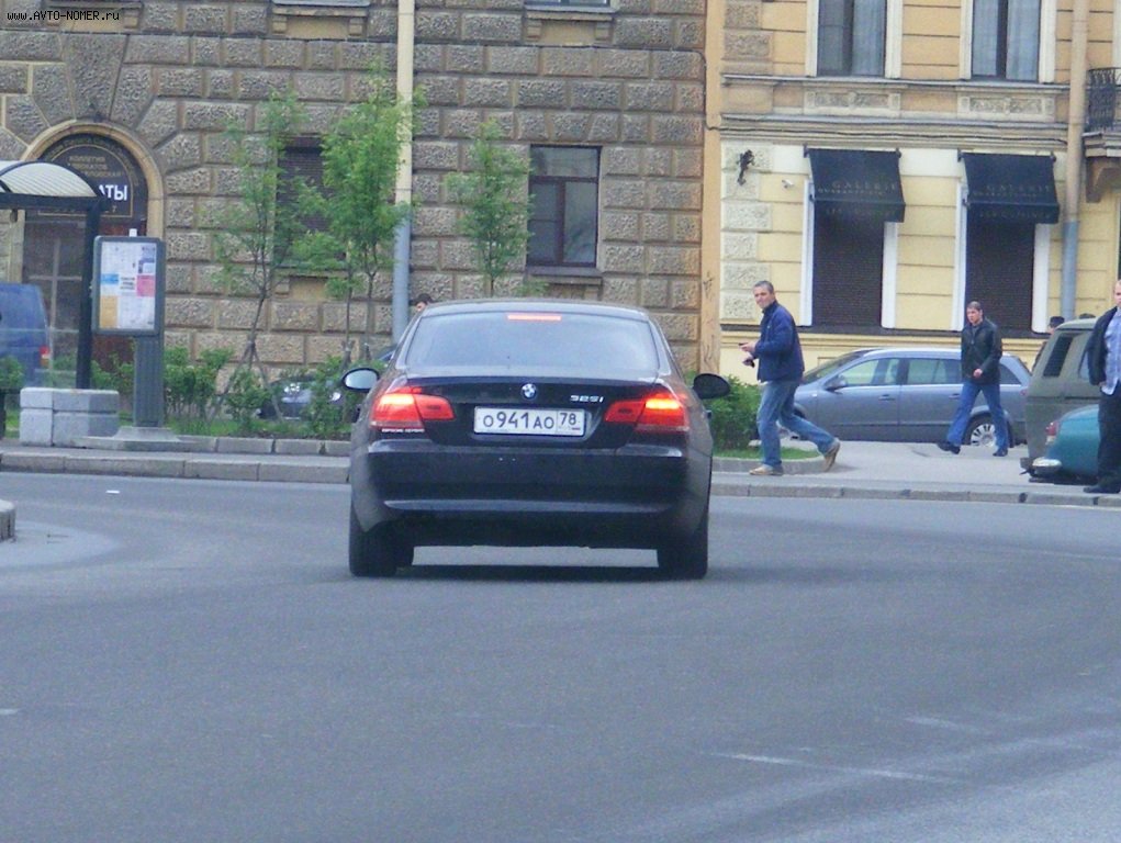 о 941 ао 78, BMW 3 Series 5th gen Coupé (E92), 2006–2013