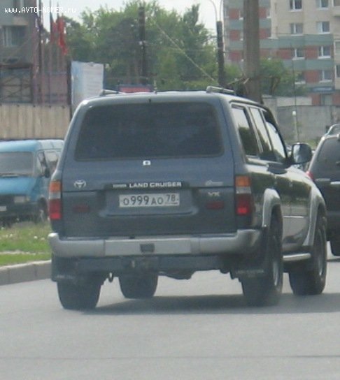 о 999 ао 78, Toyota Land Cruiser 80 (J80), 1989–1997