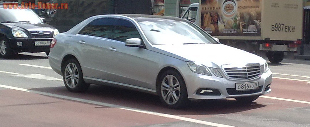 о 816 ко 78, Mercedes-Benz E-Klasse 4th gen Sedan (W212), 2009­–2013