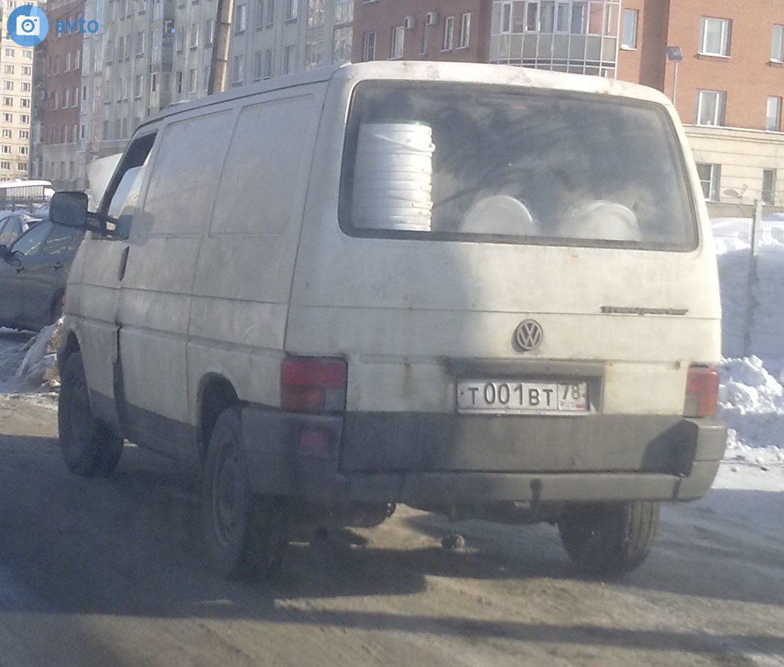 т 001 вт 78, Volkswagen Transporter 4th gen Van (T4) (70/7D), 1990–2003