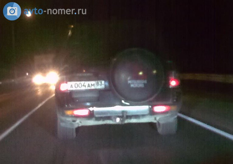 а 004 ам 83, Mitsubishi Pajero 