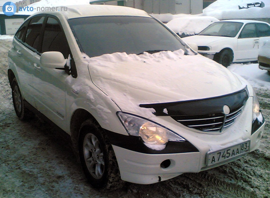 а 745 аа 83, SsangYong (KGM) Actyon 1st gen SUV (CJ; С100), 2005­–2010
