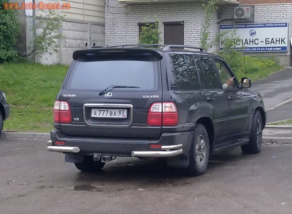а 777 ва 83, Lexus LX 2nd gen (J100), 1998–2007