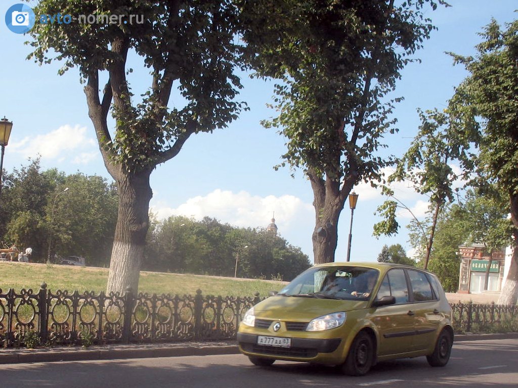 а 777 аа 83, Renault Scénic 2nd gen (J84), 2003–2009