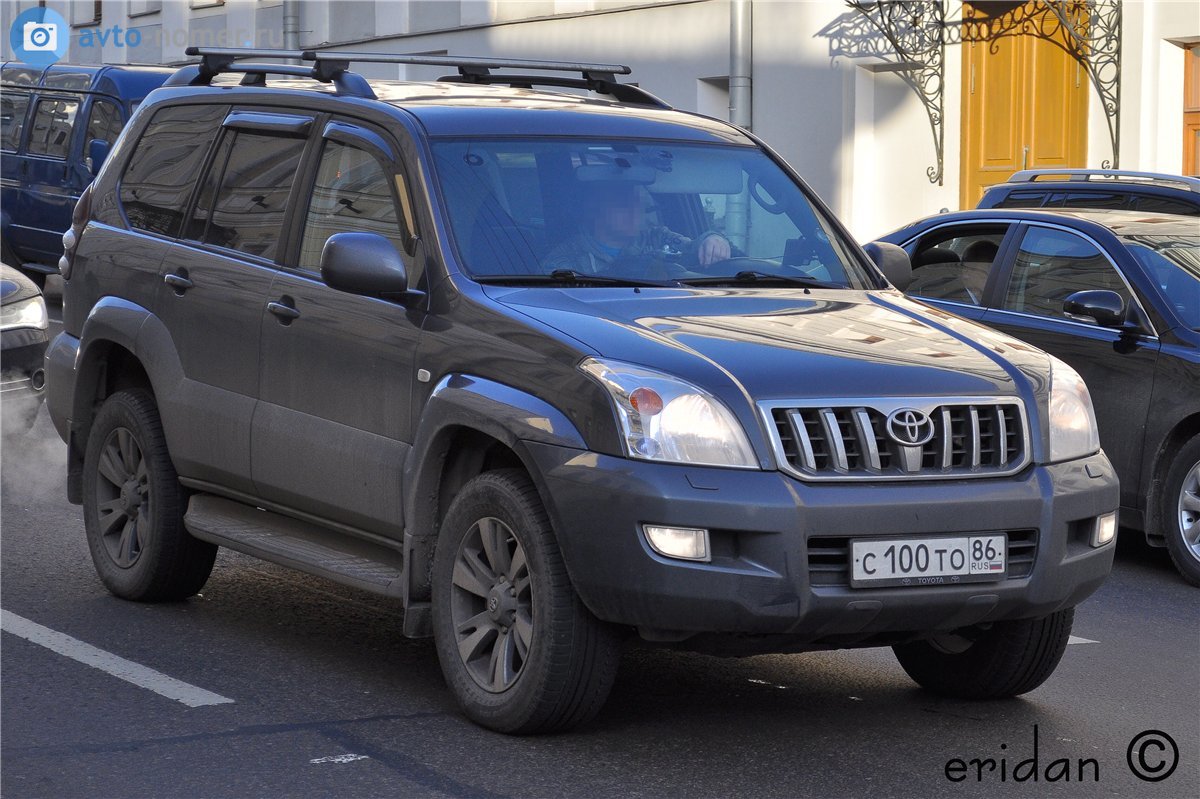 с 100 то 86, Toyota Land Cruiser Prado 3rd gen 5-door SUV (J120), 2002–2009