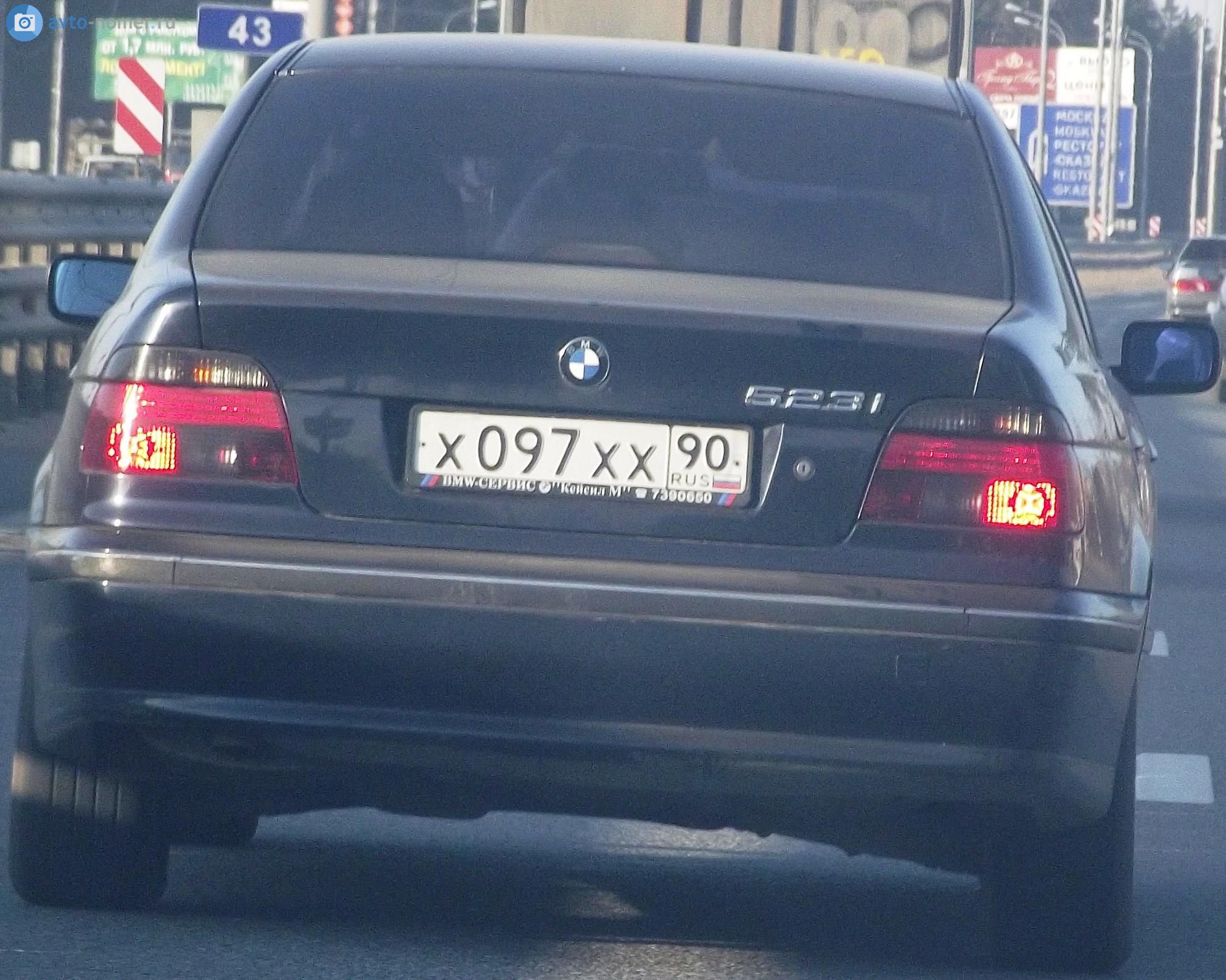 х 097 хх 90, BMW 5 Series 4th gen Sedan (E39), 1995–2003