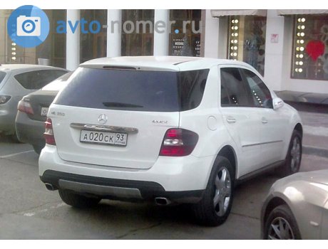 а020ск93, Mercedes-Benz M-Klasse