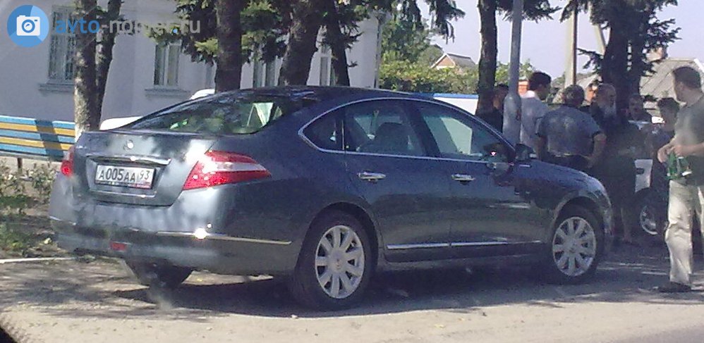 а 005 аа 93, Nissan Teana 2nd gen (J32), 2008–2014 (–2019 for TW-market)