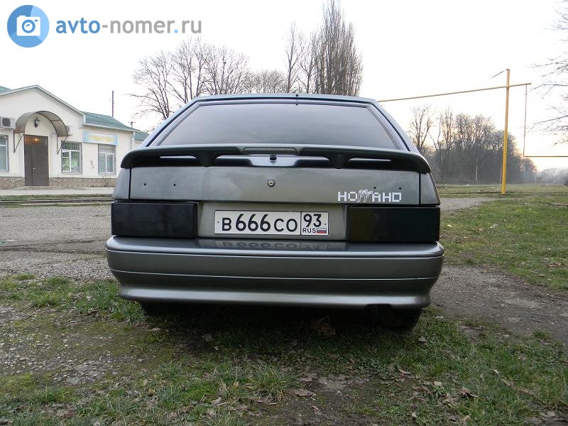 в 666 со 93, Lada (VAZ) 2114 