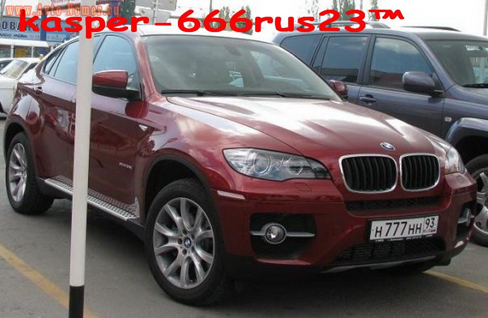 н 777 нн 93, BMW X6 1st gen (E71), 2008–2014