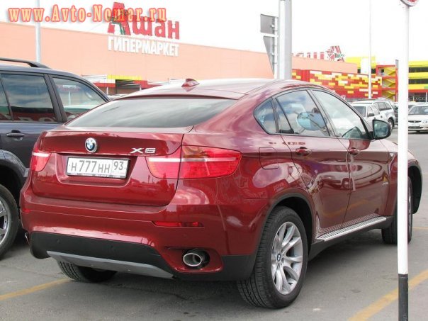 н 777 нн 93, BMW X6 1st gen (E71), 2008–2014